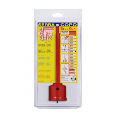 Serra Copo Widea Diamantada 65mm c/ Haste Braskoki