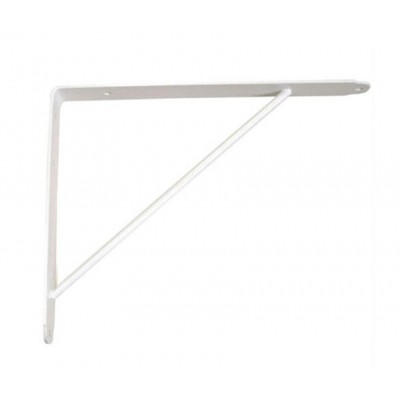 Suporte Mão Francesa p/ Prateleira Leve Branco 25cm Zamar