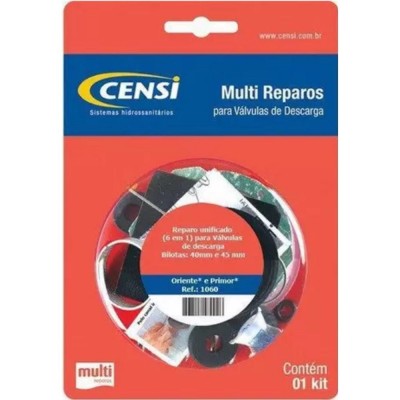 Kit Multi Reparos p/ Válvulas Oriente e Primor 1.1/2" 1.1/4" Censi