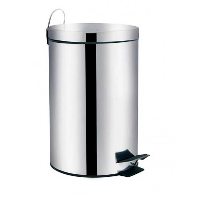 Lixeira Multiuso Aço Inox 3 Litros com Pedal Ágata MOR