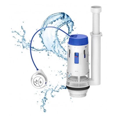 Mecanismo de Saída Universal p/ Caixa Acoplada Dual Flush Censi