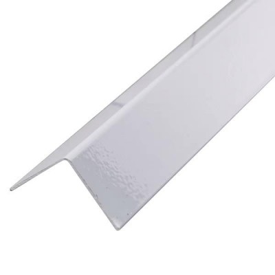 Cantoneira Tipo L Sobrepor p/ Parede Alumínio Branca 3m x5/8"(1,58cm)