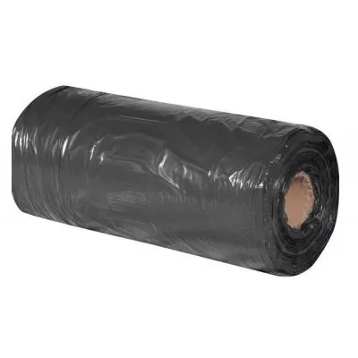 Lona Plástica Preta Grossa 100 Micras Rolo 50m x 4m