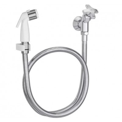 Ducha Higiênica Branca C/ Registro 1/4 Volta 1,20mt Deca Max
