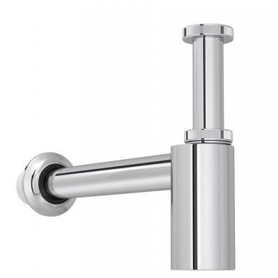 Sifão p/ Pia Cozinha e Tanque Rígido Metal Cromado 1.1/2" 30cm Deca