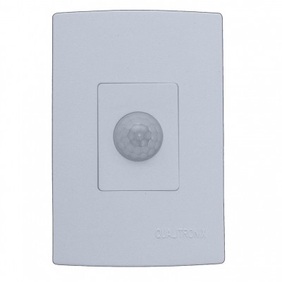 Sensor de Presença Embutir Multifuncional 180o  QI8M Qualitronix