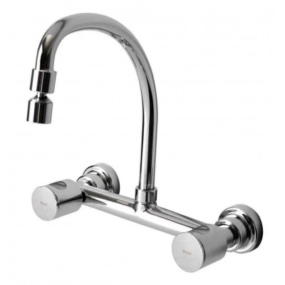 Torneira Misturador Parede p/ Cozinha Cromada Aspen C-35 1258 Deca