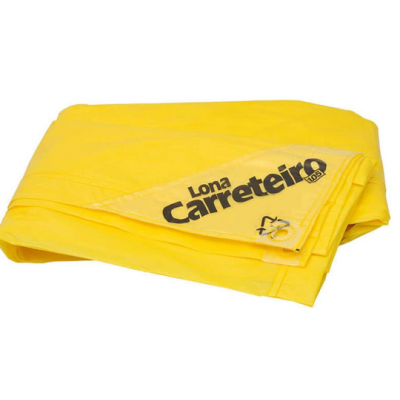 Lona Carreteiro Impermeável Multiuso Amarela 4m X 3m
