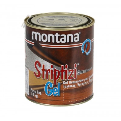 Removedor Tintas, Vernizes, Textura em Gel Striptizi 1kg Montana