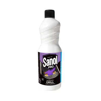 Detergente Grill Limpa Grelha Concentrado 1L Sanol Pró