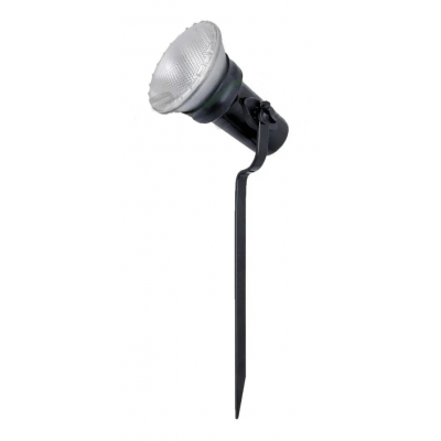 Espeto Projetor p/ Jardim Alumínio Preto Ideal Iluminação