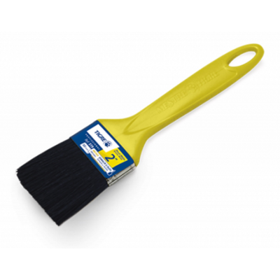 Pincel Trincha p/ Tintas Esmalte e Óleo Cerda Preta 519 2" Tigre