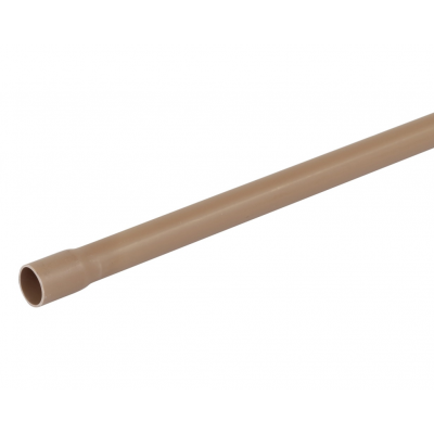 Cano Tubo PVC Soldável Marrom p/ Água Fria 3/4" 25mm c/ 6m Amanco