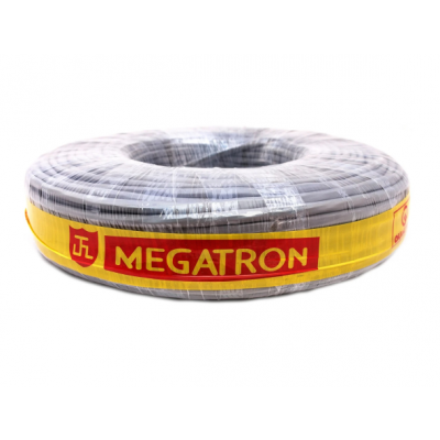 Fio Cabo Telefone / Interfone Cinza CCI 02 Pares Rolo 100m Megatron