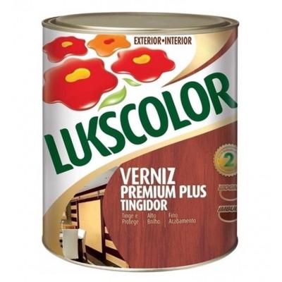 Verniz Premium Tingidor Mogno Interior/Exterior 900ml Lukscolor