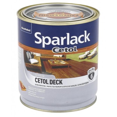 Verniz Protetor Cetol Deck Acetinado Natural Incolor 0,9L Sparlack