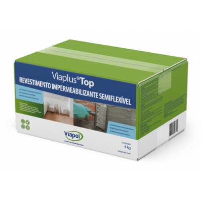 Argamassa Impermeabilizante Semiflexível Viaplus Top 4Kg Viapol