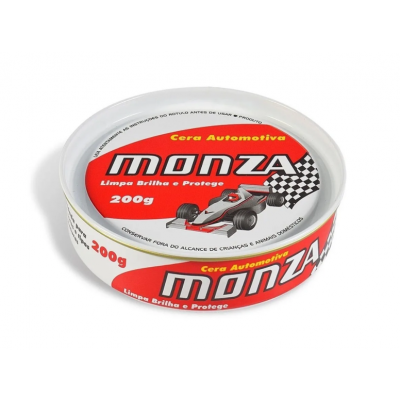 Cera Polidora Automotiva Monza 200g Pérola