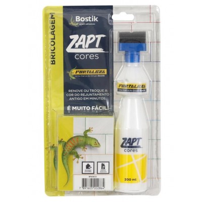 Tinta Pinta Recuperador Rejunte Zapt Branco 200ml Fortaleza