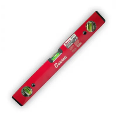 Nível de Alumínio 16" 40cm c/ 3 Bolhas 60239 Cortag