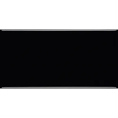 Revestimento Metro Black Preto Brilhante 10x20cm Eliane - Caixa 1m2