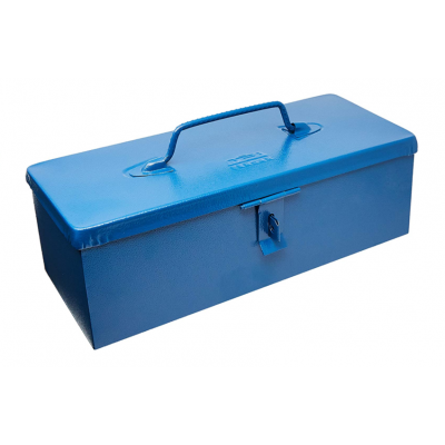 Caixa Ferramentas De Ferro Tipo Baú 40cm c/ Estojo e Fecho p/ Cadeado