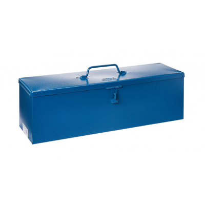 Caixa Ferramentas De Ferro Tipo Baú 50cm c/ Estojo e Fecho p/ Cadeado