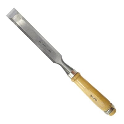 Formão Chanfrado 3/4" Aço Cromo Vanádio c/ Cabo Madeira Starfer