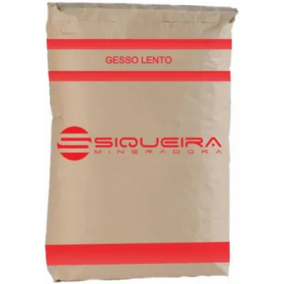 Gesso Revestimento Em Pó Secagem Lenta 40kg Siqueira