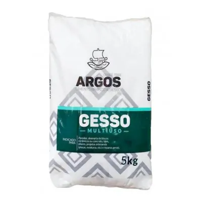 Gesso em Pó Multiuso 5kg Argos