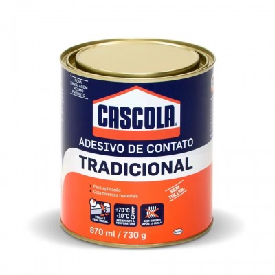 Adesivo Cola De Contato Sem Toluol Cascola Tradicional 730g