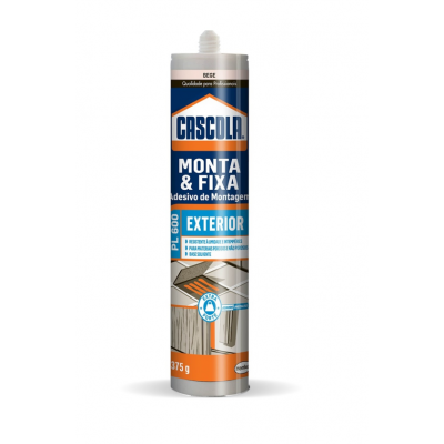 Adesivo Multiuso Cola Monta e Fixa PL600 375g Cascola Henkel