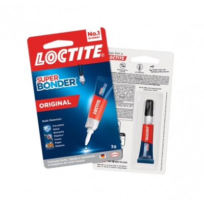 Adesivo Cola Instantânea Super Bonder Original 3g Loctite
