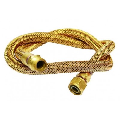 Mangueira Flexível c/ Malha de Cobre p/ Gás 1,0m Haenke / Roco