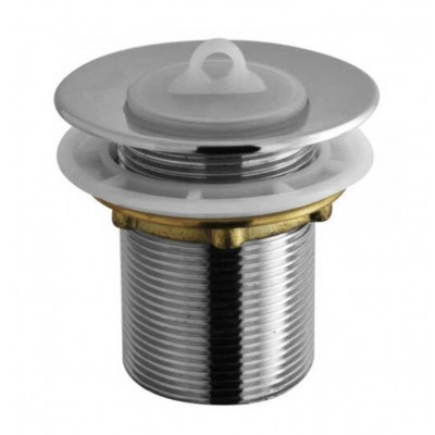 Válvula Tanque Lavanderia 1.1/4" Metal Cromada s/ Ladrão Hidroprata