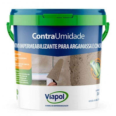 Aditivo Impermeabilizante Contra Umidade 3,6L Viapol