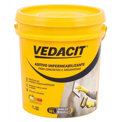 Aditivo Impermeabilizante p/ Concreto e Argamassa 18kg Vedacit