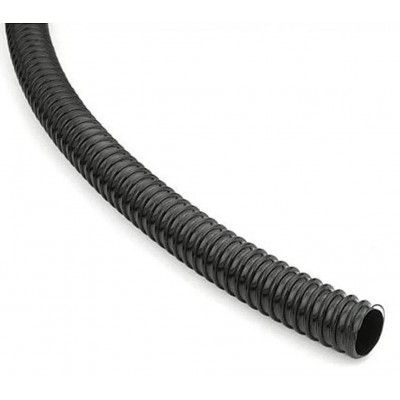 Conduite Flexível Espiralado Emborrachado Preto 1" por Metro Irrigatec / Espiratec