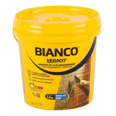 Adesivo Aditivo p/ Argamassa e Chapisco Bianco 3,6kg Vedacit