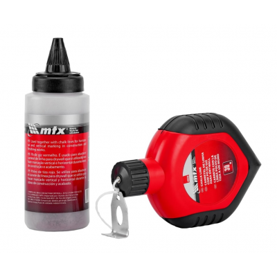 Kit Linha / Giz para Gesseiro, Pedreiro e Drywall 30m MTX