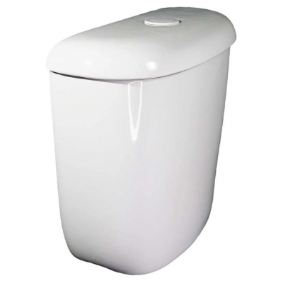 Caixa Acoplada Branca com Acionamento Duo 3 Litros e 6 Litros Porto Luzarte