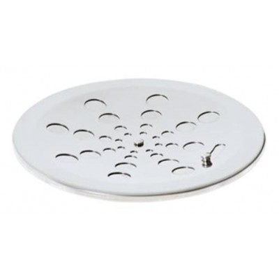Grelha sem Caxilho Redonda Aço Inox Abre/Fecha 10x10cm Estilmax