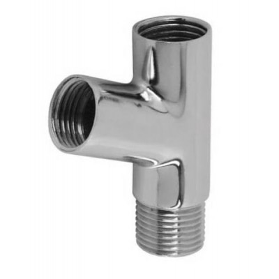 Junção Adaptador Reforçado Cromado Rosca x Rosca 1/2"x1/2" Rieti