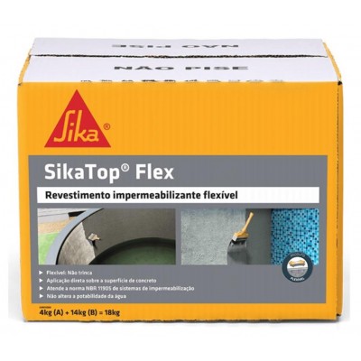 Argamassa Polimérica Flexível SikaTop Flex 5000 18kg Sika